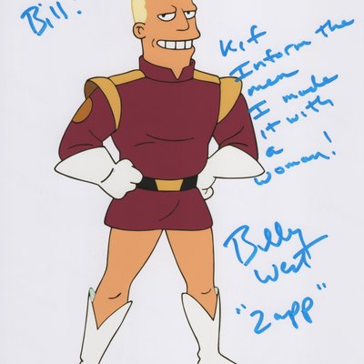 Autograph of Billy West