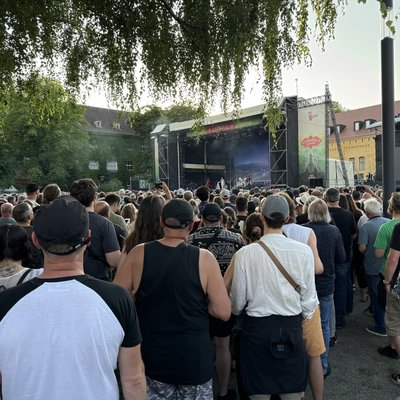 Watching Greta Van Fleet perform at the Spandau Citadel