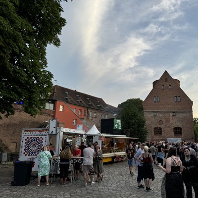 Vendor area inside the Spandau Citadel